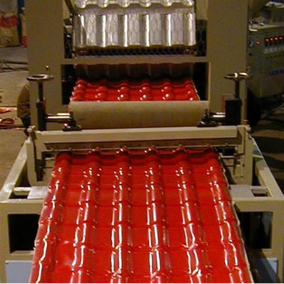 Linha vitrificada plástica folha da extrusão do perfil do PVC da telha do teto do ASA PMMA do telhado